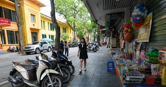Hà Nội tính cho thuê lòng đường, vỉa hè một số tuyến phố ở Hoàn Kiếm, Cửa Nam