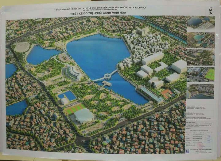 Hà Nội tính đưa gần 300 hộ dân ra khỏi quy hoạch công viên Võ Thị Sáu Hà Nội tính đưa gần 300 hộ dân ra khỏi quy hoạch công viên Võ Thị Sáu