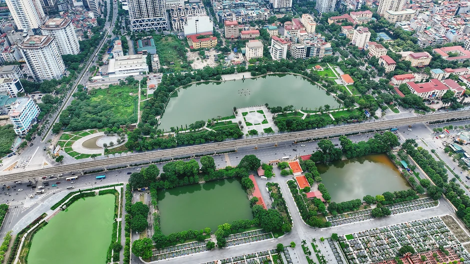 Hà Nội từng bước áp dụng mô hình 'thành phố bọt biển' chống ngập Hà Nội từng bước áp dụng mô hình 'thành phố bọt biển' chống ngập