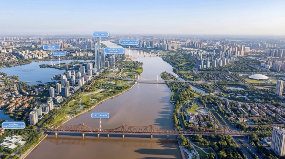 Hà Nội xây dựng thành phố bên sông Hồng với quy hoạch an toàn và phát triển bền vững Hà Nội xây dựng thành phố bên sông Hồng với quy hoạch an toàn và phát triển bền vững