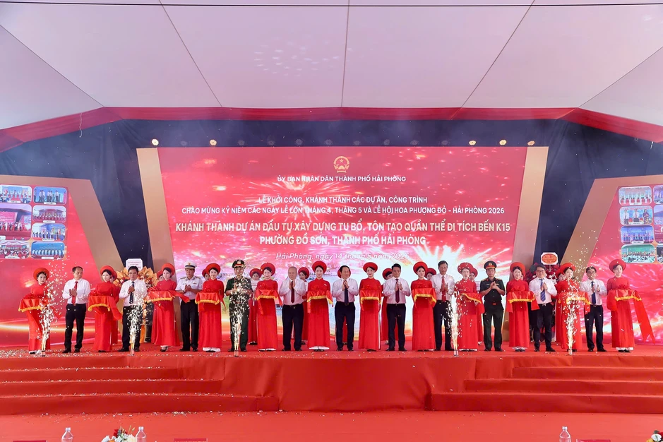 Hải Phòng khởi công, khánh thành 14 dự án hơn 24.700 tỷ đồng Hải Phòng khởi công, khánh thành 14 dự án hơn 24.700 tỷ đồng
