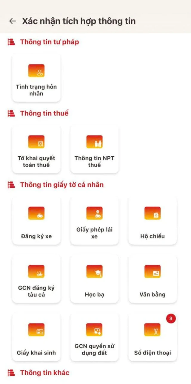 Hàng triệu người dân trên cả nước cần sớm kiểm tra thông tin này trên VneID Hàng triệu người dân trên cả nước cần sớm kiểm tra thông tin này trên VneID