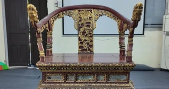 Hé lộ hình ảnh ngai vua triều Nguyễn được phục chế sau sự cố hư hại nghiêm trọng