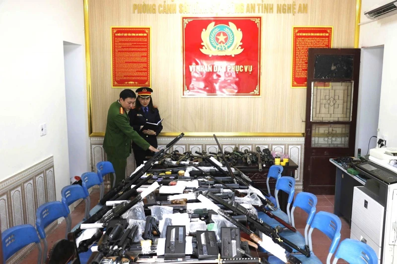 Hiệu quả từ đấu tranh, phòng ngừa tội phạm liên quan đến vũ khí, vật liệu nổ tại Nghệ An Hiệu quả từ đấu tranh, phòng ngừa tội phạm liên quan đến vũ khí, vật liệu nổ tại Nghệ An