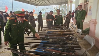 Hiệu quả từ đấu tranh, phòng ngừa tội phạm liên quan đến vũ khí, vật liệu nổ tại Nghệ An