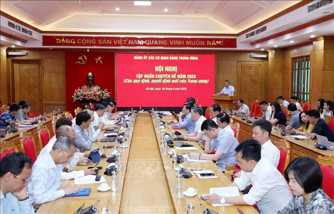 Hội nghị học tập Chuyên đề năm 2026 Đảng uỷ các cơ quan Đảng Trung ương Hội nghị học tập Chuyên đề năm 2026 Đảng uỷ các cơ quan Đảng Trung ương