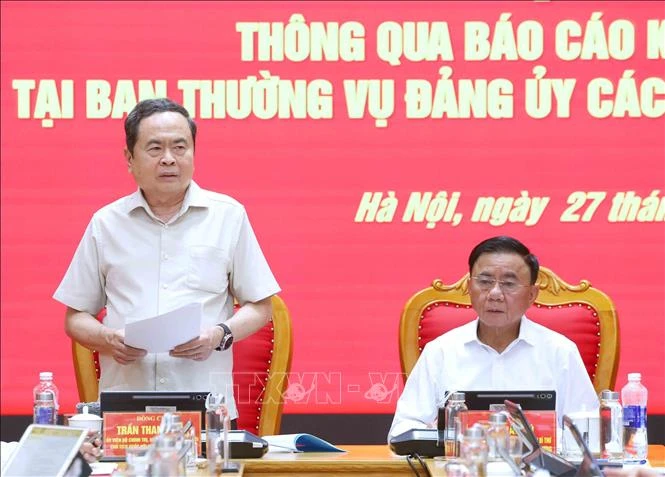 Hội nghị thông qua báo cáo kết quả kiểm tra tại Ban Thường vụ Đảng uỷ các cơ quan Đảng Trung ương