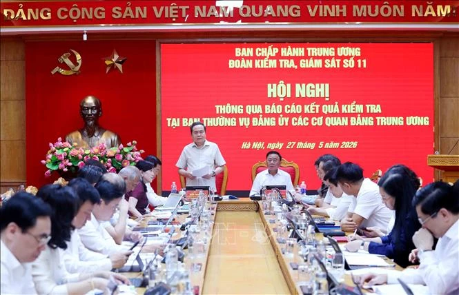 Hội nghị thông qua báo cáo kết quả kiểm tra tại Ban Thường vụ Đảng uỷ các cơ quan Đảng Trung ương