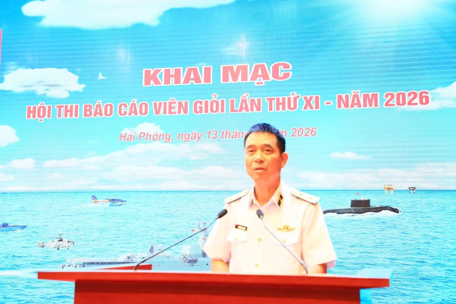 Hội thi báo cáo viên giỏi Quân chủng Hải quân lần thứ XI năm 2026 Hội thi báo cáo viên giỏi Quân chủng Hải quân lần thứ XI năm 2026