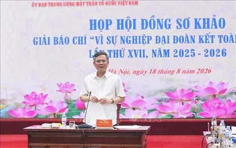 Hơn 2.700 tác phẩm dự thi Giải báo chí 'Vì sự nghiệp Đại đoàn kết toàn dân tộc' lần thứ XVII
