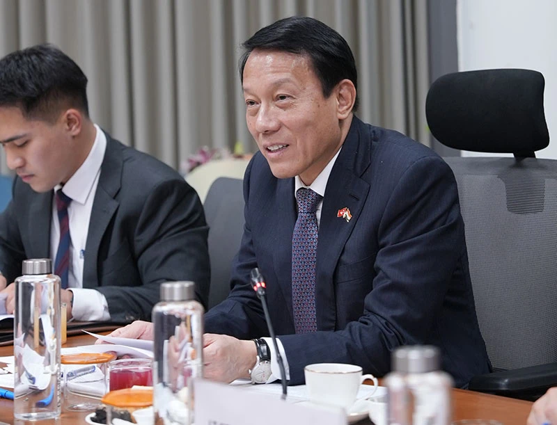 Hợp tác an ninh, thực thi pháp luật là trụ cột quan trọng trong quan hệ Việt Nam - Ấn Độ Hợp tác an ninh, thực thi pháp luật là trụ cột quan trọng trong quan hệ Việt Nam - Ấn Độ