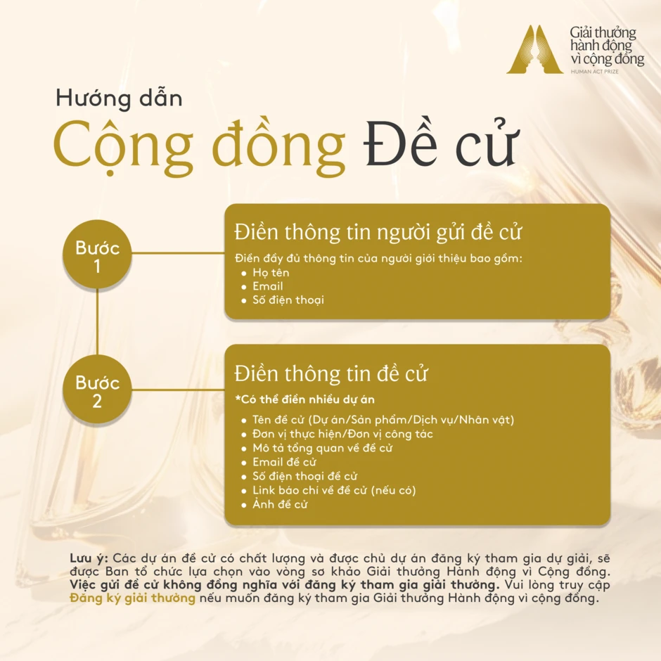 Human Act Prize 2026: Hướng dẫn nộp hồ sơ và các mốc thời gian cần chú ý Human Act Prize 2026: Hướng dẫn nộp hồ sơ và các mốc thời gian cần chú ý