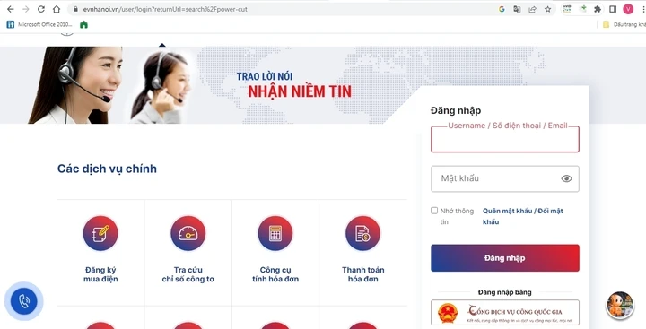 Hướng dẫn cách tra cứu lịch cúp điện tại Hà Nội Hướng dẫn cách tra cứu lịch cúp điện tại Hà Nội