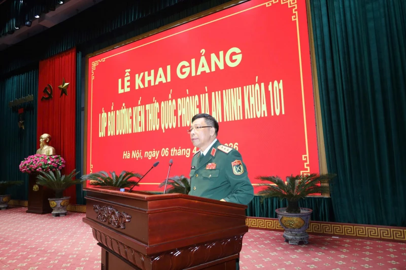 Khai giảng lớp bồi dưỡng kiến thức quốc phòng an ninh khóa 101 Khai giảng lớp bồi dưỡng kiến thức quốc phòng an ninh khóa 101