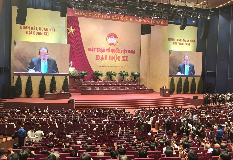 Khai mạc phiên làm việc đầu tiên Đại hội MTTQ Việt Nam lần thứ XI Khai mạc phiên làm việc đầu tiên Đại hội MTTQ Việt Nam lần thứ XI