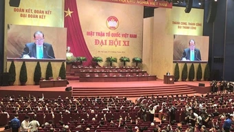Khai mạc phiên làm việc đầu tiên Đại hội MTTQ Việt Nam lần thứ XI