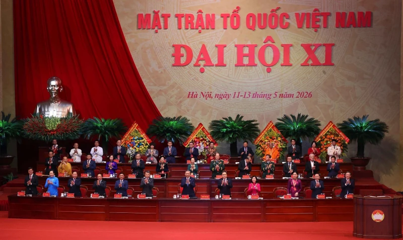 Khai mạc trọng thể Đại hội đại biểu toàn quốc Mặt trận Tổ quốc Việt Nam lần thứ XI, nhiệm kỳ 2026-2031 Khai mạc trọng thể Đại hội đại biểu toàn quốc Mặt trận Tổ quốc Việt Nam lần thứ XI, nhiệm kỳ 2026-2031