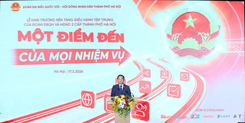 Khai trương Nền tảng Điều hành tập trung của Đoàn Đại biểu Quốc hội và Hội đồng Nhân dân 2 cấp TP. Hà Nội Khai trương Nền tảng Điều hành tập trung của Đoàn Đại biểu Quốc hội và Hội đồng Nhân dân 2 cấp TP. Hà Nội