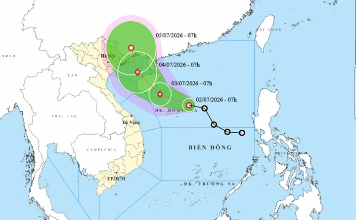 Khi nào áp thấp nhiệt đới mạnh thành bão số 1 trên Biển Đông năm 2026?