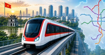 Khởi công 5 tuyến metro Hà Nội với tổng đầu tư 1 , 3 triệu tỷ đồng