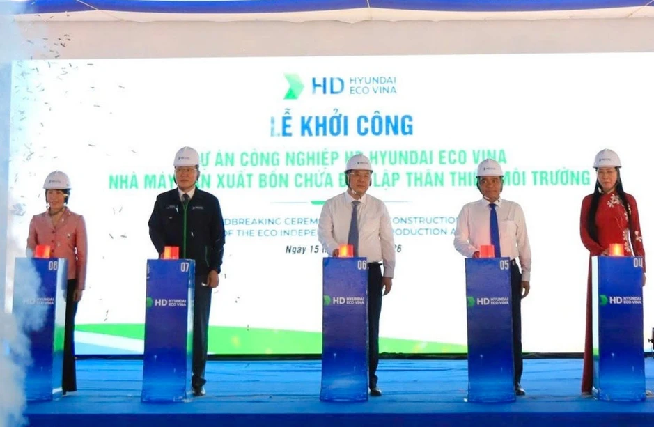 Khởi công dự án sản xuất bồn chứa thân thiện môi trường 116 triệu USD