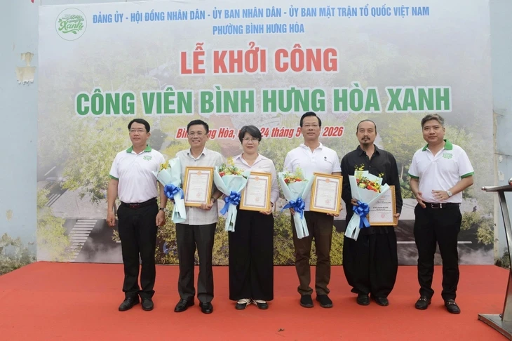 Khởi công xây dựng công viên Bình Hưng Hòa Xanh ở TP.HCM Khởi công xây dựng công viên Bình Hưng Hòa Xanh ở TP.HCM