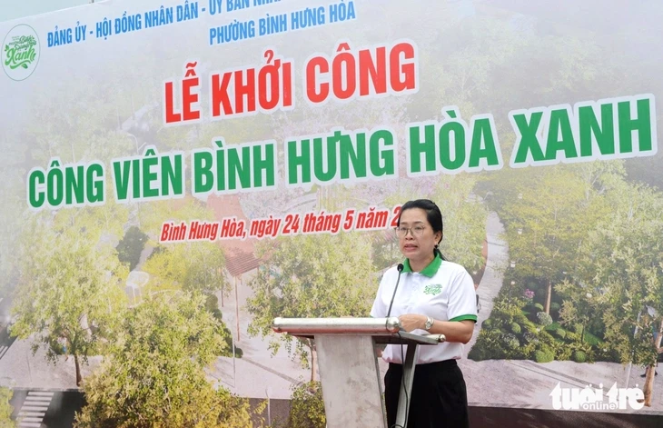 Khởi công xây dựng công viên Bình Hưng Hòa Xanh ở TP.HCM Khởi công xây dựng công viên Bình Hưng Hòa Xanh ở TP.HCM