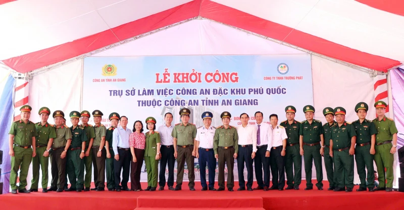 Khởi công xây dựng Trụ sở làm việc Công an đặc khu Phú Quốc Khởi công xây dựng Trụ sở làm việc Công an đặc khu Phú Quốc