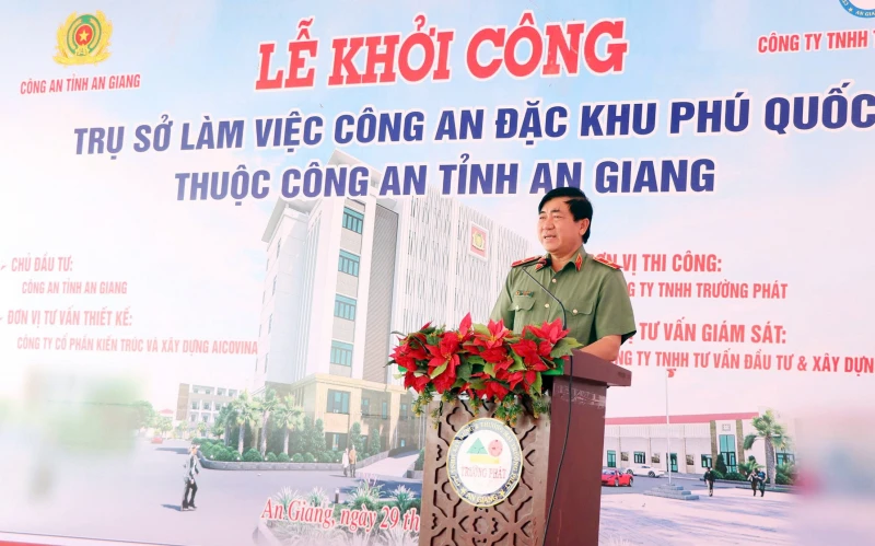 Khởi công xây dựng Trụ sở làm việc Công an đặc khu Phú Quốc Khởi công xây dựng Trụ sở làm việc Công an đặc khu Phú Quốc