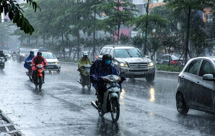 Không khí lạnh gây mưa dông Bắc Trung Bộ với lượng mưa có thể trên 80mm Không khí lạnh gây mưa dông Bắc Trung Bộ với lượng mưa có thể trên 80mm