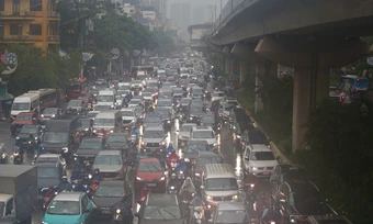 Không khí lạnh gây mưa giông nhiều nơi