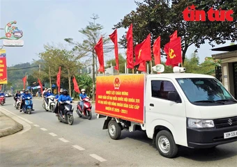 Không khí rộn ràng trước ngày bầu cử tại các xã ngoại thành Hà Nội