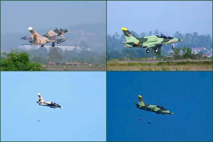 Không quân Việt Nam lần đầu bắn, ném bom đạn thật trên máy bay L-39NG Không quân Việt Nam lần đầu bắn, ném bom đạn thật trên máy bay L-39NG
