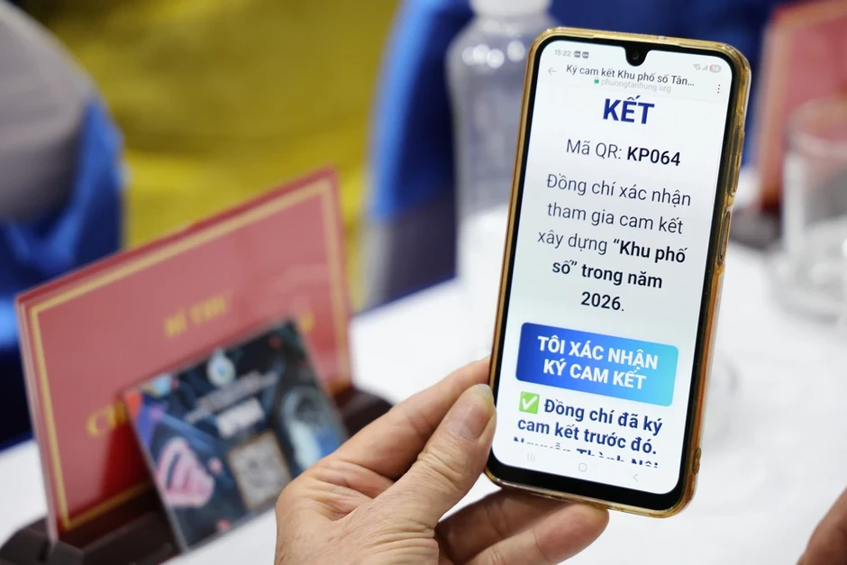 Khu phố số ở phường Tân Hưng, TP.HCM: Dùng 'QR một chạm' tương tác với chính quyền Khu phố số ở phường Tân Hưng, TP.HCM: Dùng 'QR một chạm' tương tác với chính quyền