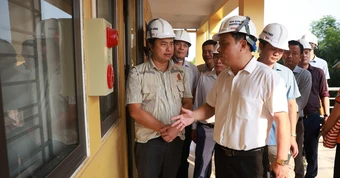 Kiểm tra dự án trường học hơn 197 tỷ đồng sắp bàn giao tại Phú Thọ