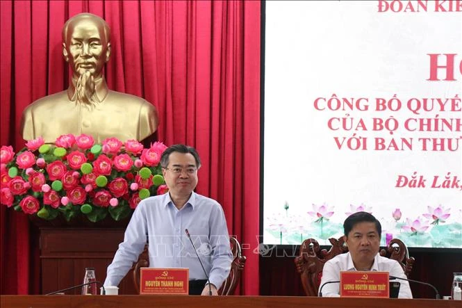 Kiểm tra, giám sát công tác cán bộ đối với Ban Thường vụ Tỉnh ủy Đắk Lắk Kiểm tra, giám sát công tác cán bộ đối với Ban Thường vụ Tỉnh ủy Đắk Lắk