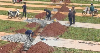 Lâm Đồng chỉ đạo xử lý tình trạng lún, nứt tại quảng trường Gia Nghĩa