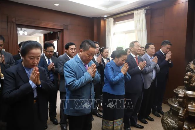 Lan tỏa giá trị tư tưởng Hồ Chí Minh và tinh thần Đại hội XIV tại Lào Lan tỏa giá trị tư tưởng Hồ Chí Minh và tinh thần Đại hội XIV tại Lào