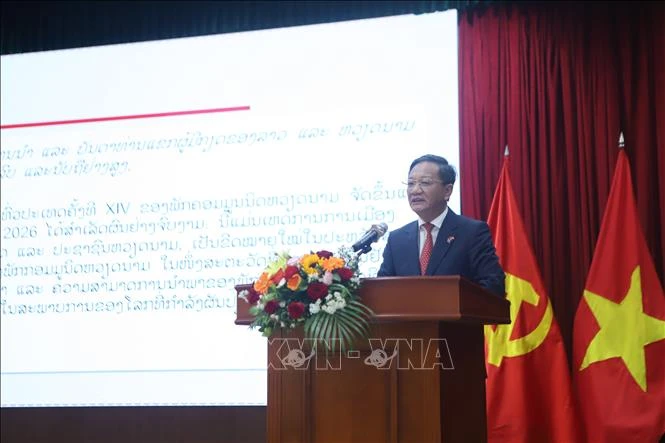 Lan tỏa giá trị tư tưởng Hồ Chí Minh và tinh thần Đại hội XIV tại Lào Lan tỏa giá trị tư tưởng Hồ Chí Minh và tinh thần Đại hội XIV tại Lào