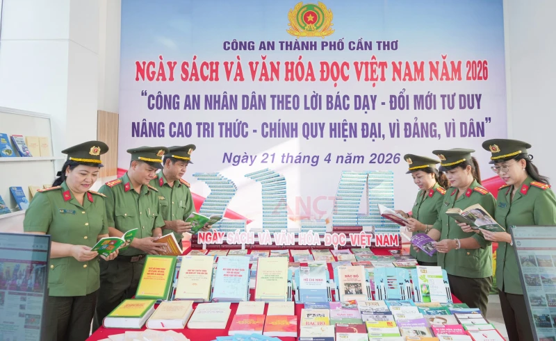 Lan tỏa giá trị văn hóa đọc trong Công an TP Cần Thơ Lan tỏa giá trị văn hóa đọc trong Công an TP Cần Thơ