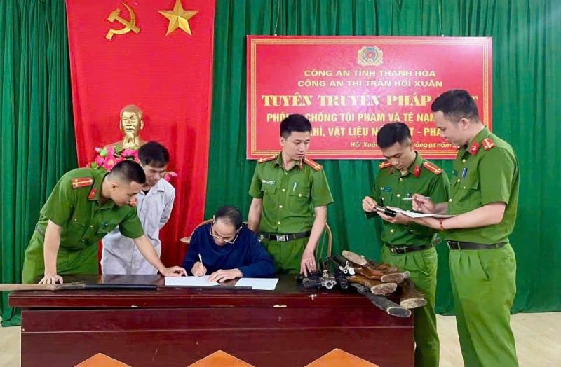 Lan tỏa hiệu quả thu hồi vũ khí ở Thanh Hóa