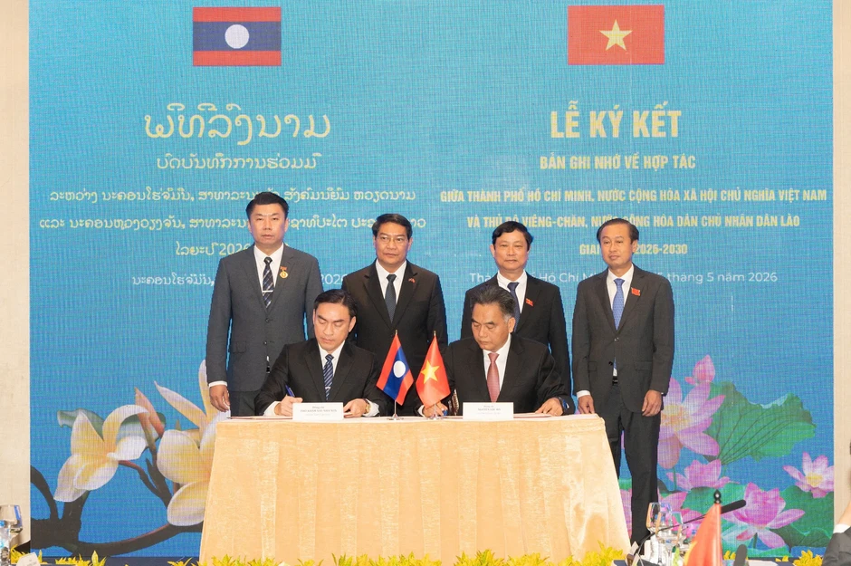 Lãnh đạo TP.HCM và Vientiane ký kết hợp tác giai đoạn 2026 - 2030 Lãnh đạo TP.HCM và Vientiane ký kết hợp tác giai đoạn 2026 - 2030