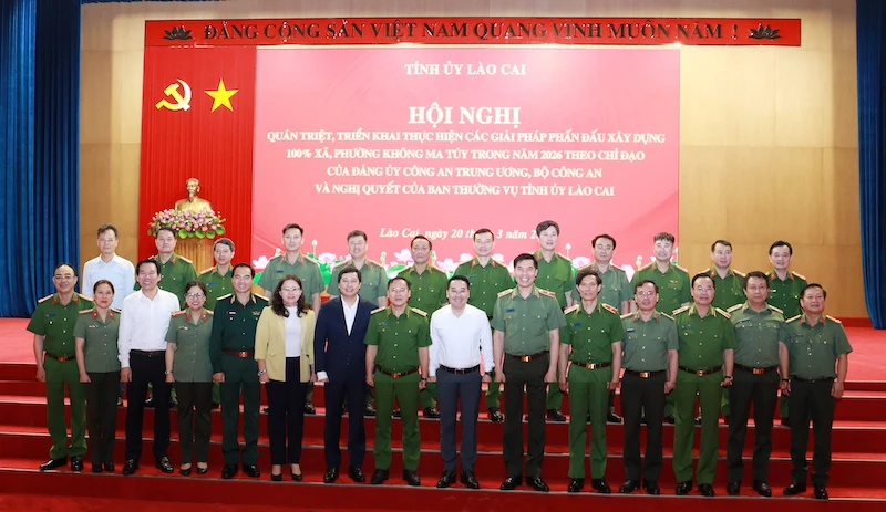 Lào Cai phấn đấu xây dựng 100% các xã, phường không ma tuý Lào Cai phấn đấu xây dựng 100% các xã, phường không ma tuý