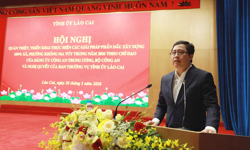 Lào Cai phấn đấu xây dựng 100% các xã, phường không ma tuý Lào Cai phấn đấu xây dựng 100% các xã, phường không ma tuý