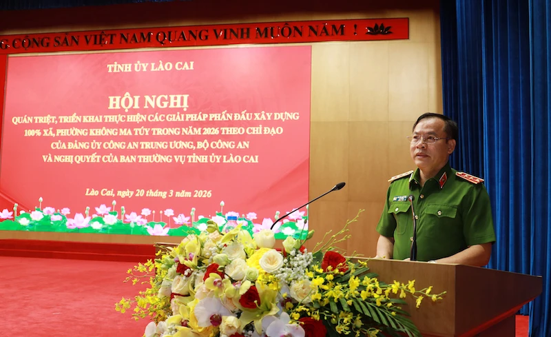Lào Cai phấn đấu xây dựng 100% các xã, phường không ma tuý Lào Cai phấn đấu xây dựng 100% các xã, phường không ma tuý