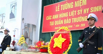 Lễ tưởng niệm anh hùng liệt sĩ hy sinh tại Quần đảo Trường Sa