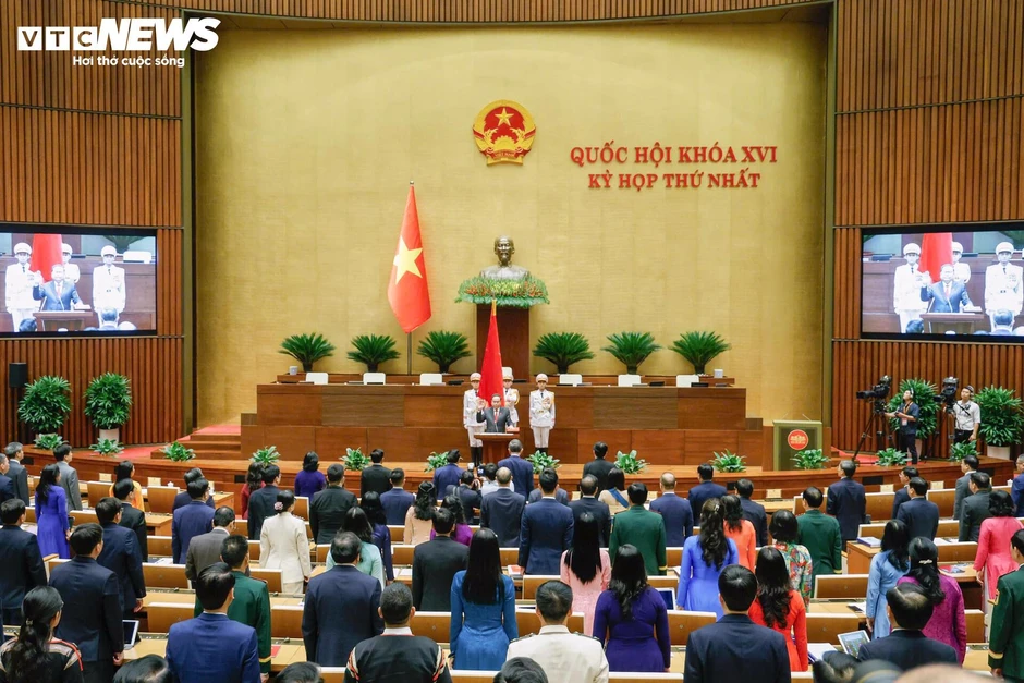 Lễ tuyên thệ nhậm chức của Chủ tịch Quốc hội Trần Thanh Mẫn năm 2026 Lễ tuyên thệ nhậm chức của Chủ tịch Quốc hội Trần Thanh Mẫn năm 2026