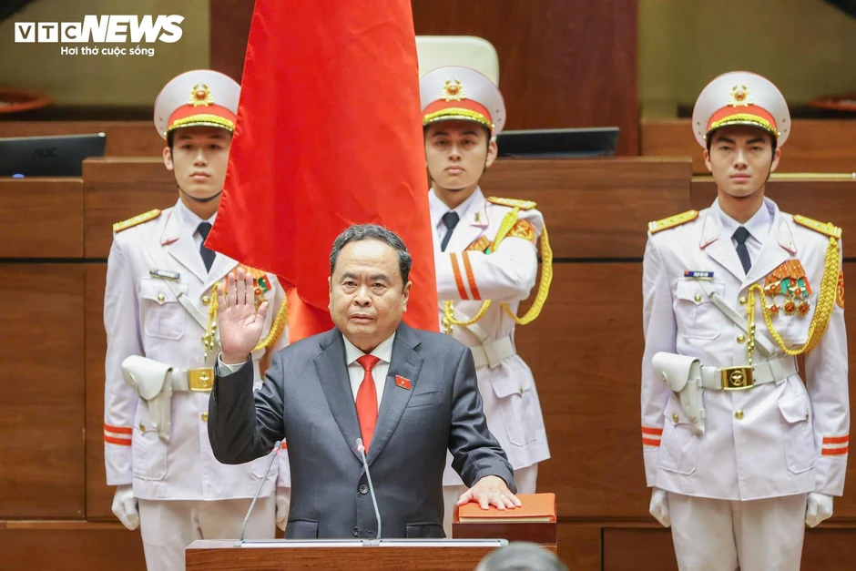 Lễ tuyên thệ nhậm chức của Chủ tịch Quốc hội Trần Thanh Mẫn năm 2026 Lễ tuyên thệ nhậm chức của Chủ tịch Quốc hội Trần Thanh Mẫn năm 2026