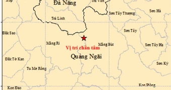 Liên tiếp 4 trận động đất ở Quảng Ngãi gây lo ngại về hoạt động địa chất năm 2026