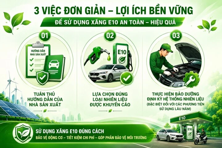 Loại xe nào cần lưu ý khi dùng xăng E10? Loại xe nào cần lưu ý khi dùng xăng E10?